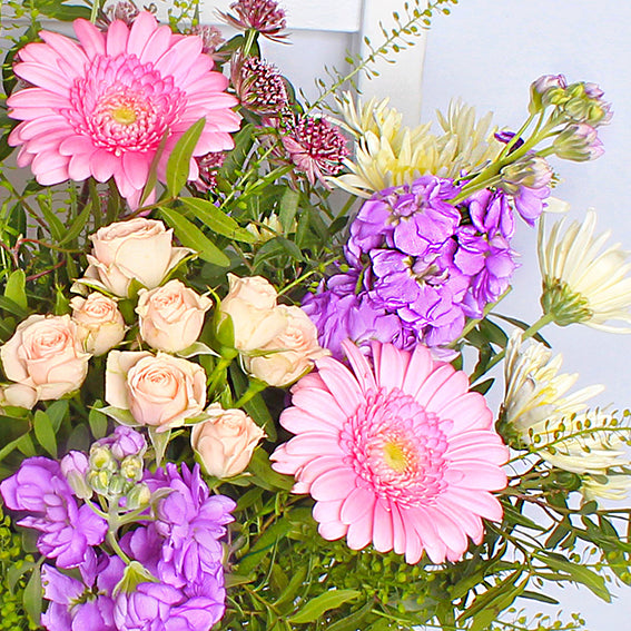SUMMER PASTEL FLORIST DESIGNED BOUQUET