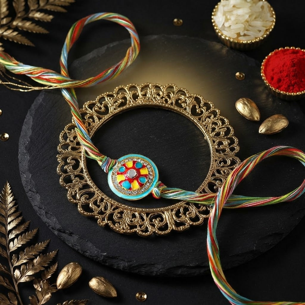Set of 4 Festive Family Rakhi Hamper