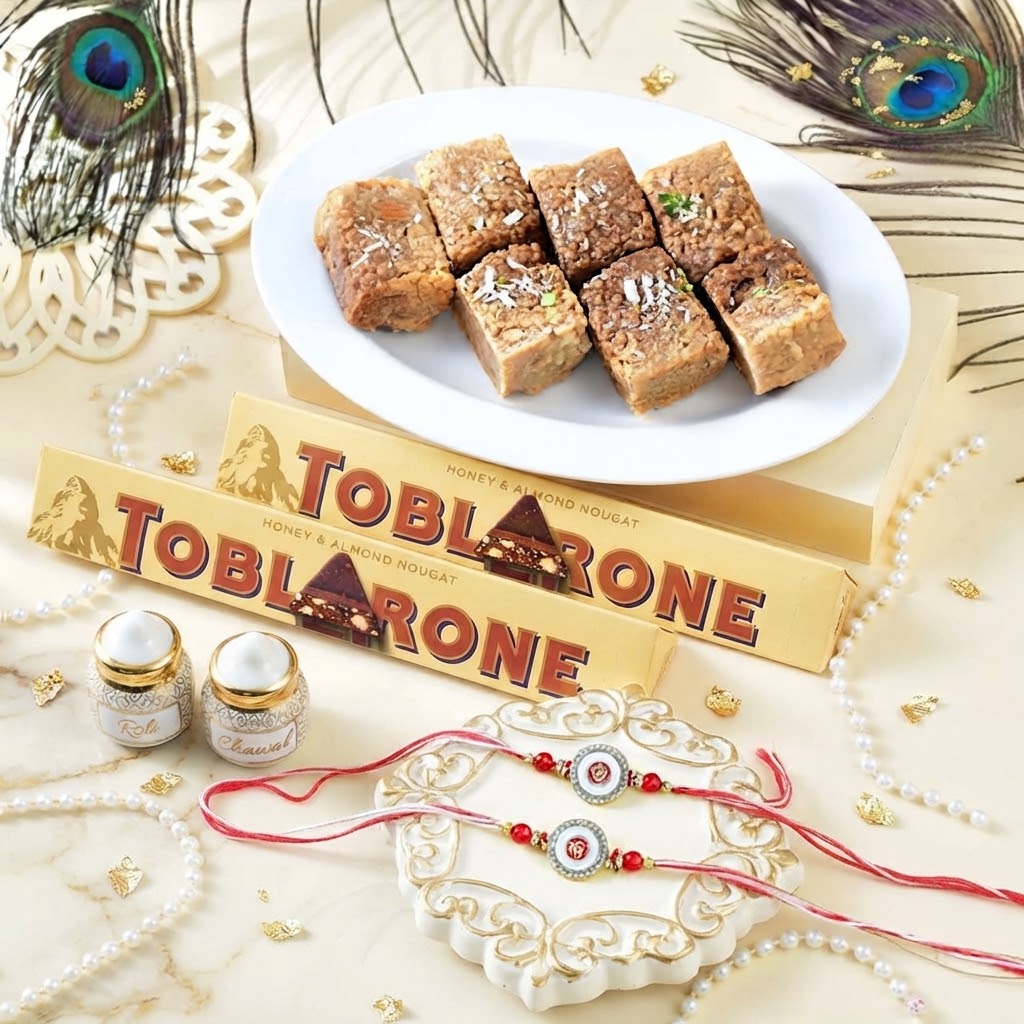 Punjabi Royal Twin Rakhi Celebration Hamper