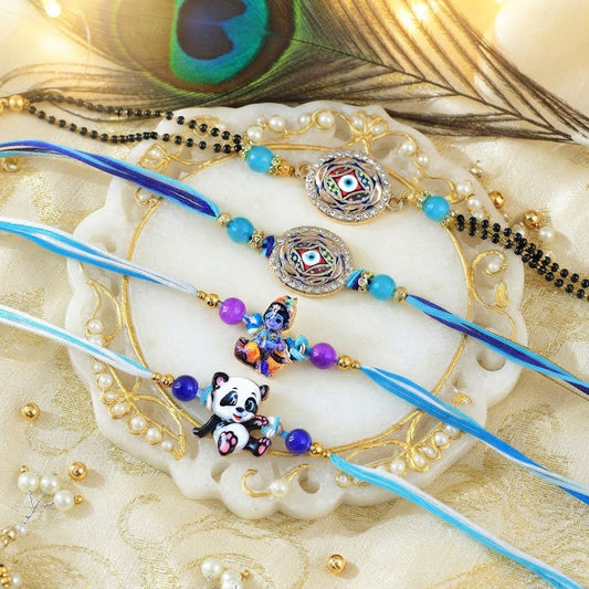 Togetherness Rakhi Set For Bhaiya, Bhabhi & Kids