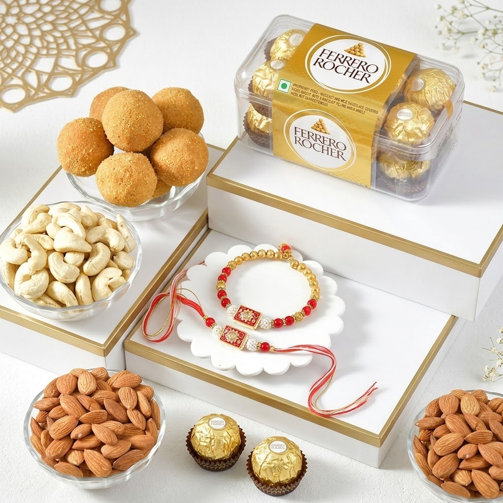 The Ruby Bond Collection Rakhi Hamper