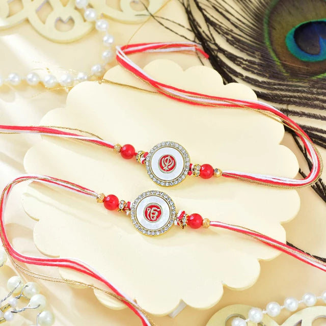 Punjabi Royal Twin Rakhi Sweet Hamper