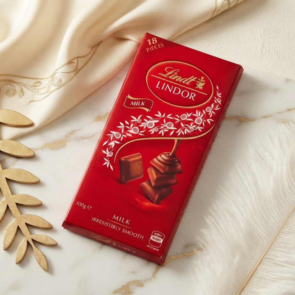 Sacred Om Vinayak Ganesha Rakhi with Soan Papdi & Lindt Milk Chocolate