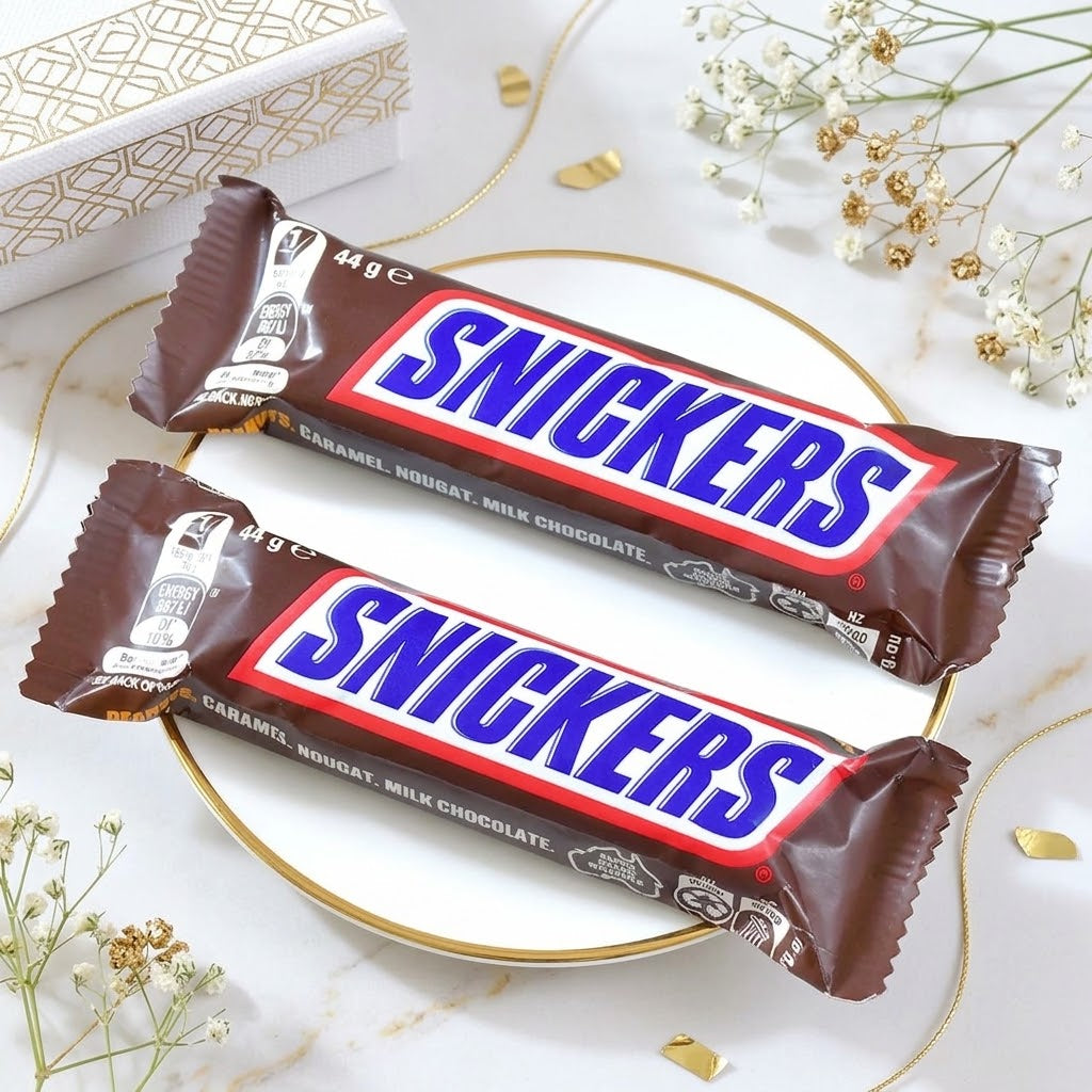 Protective Evil Eye Rudraksha Rakhi with Snickers Chocolates