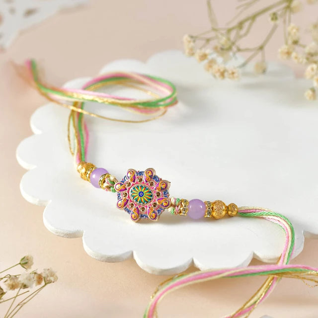 4 Piece Beautiful Festive Rakhi Set