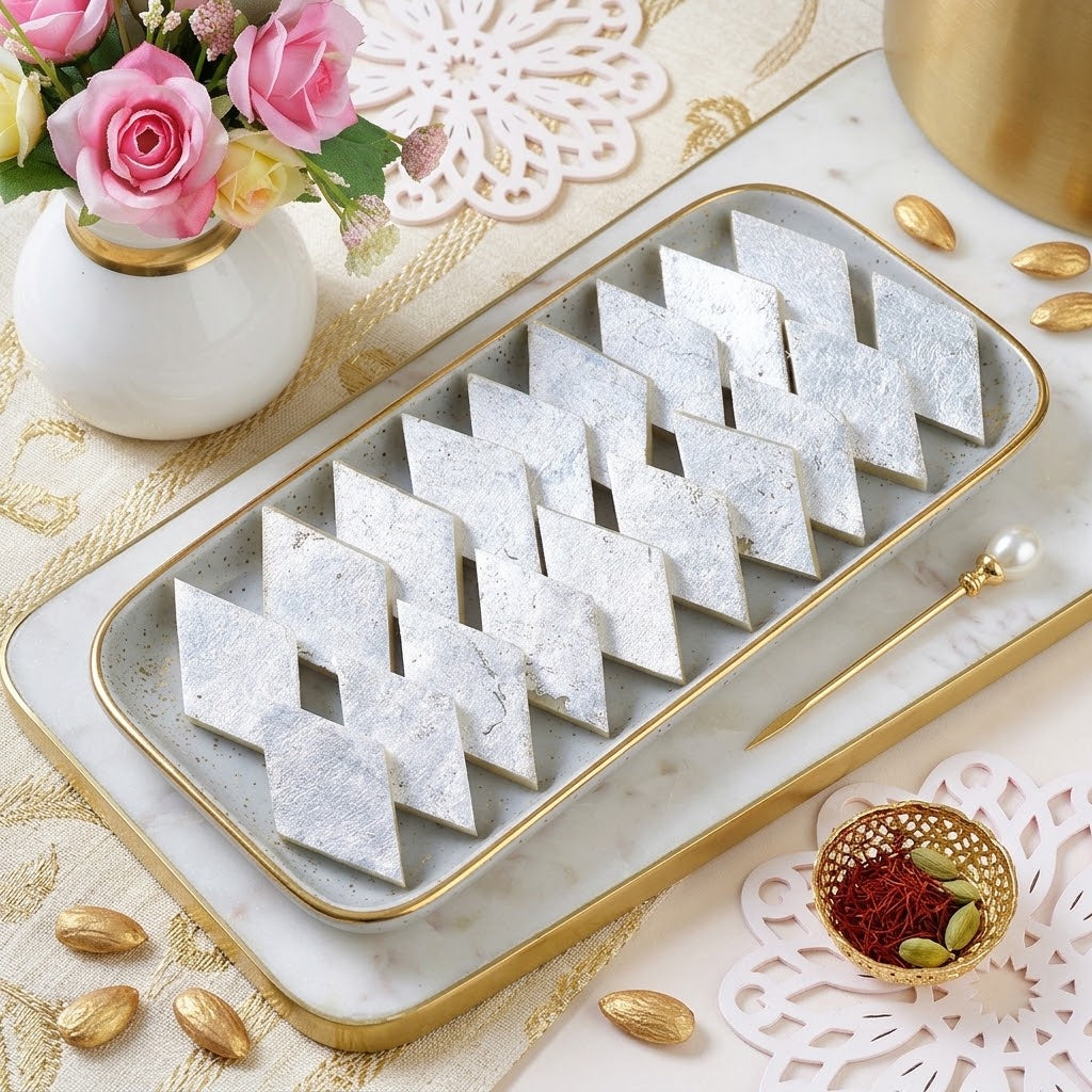 Eternal Amrit Khanda Sahib Rakhi with Kaju Katli