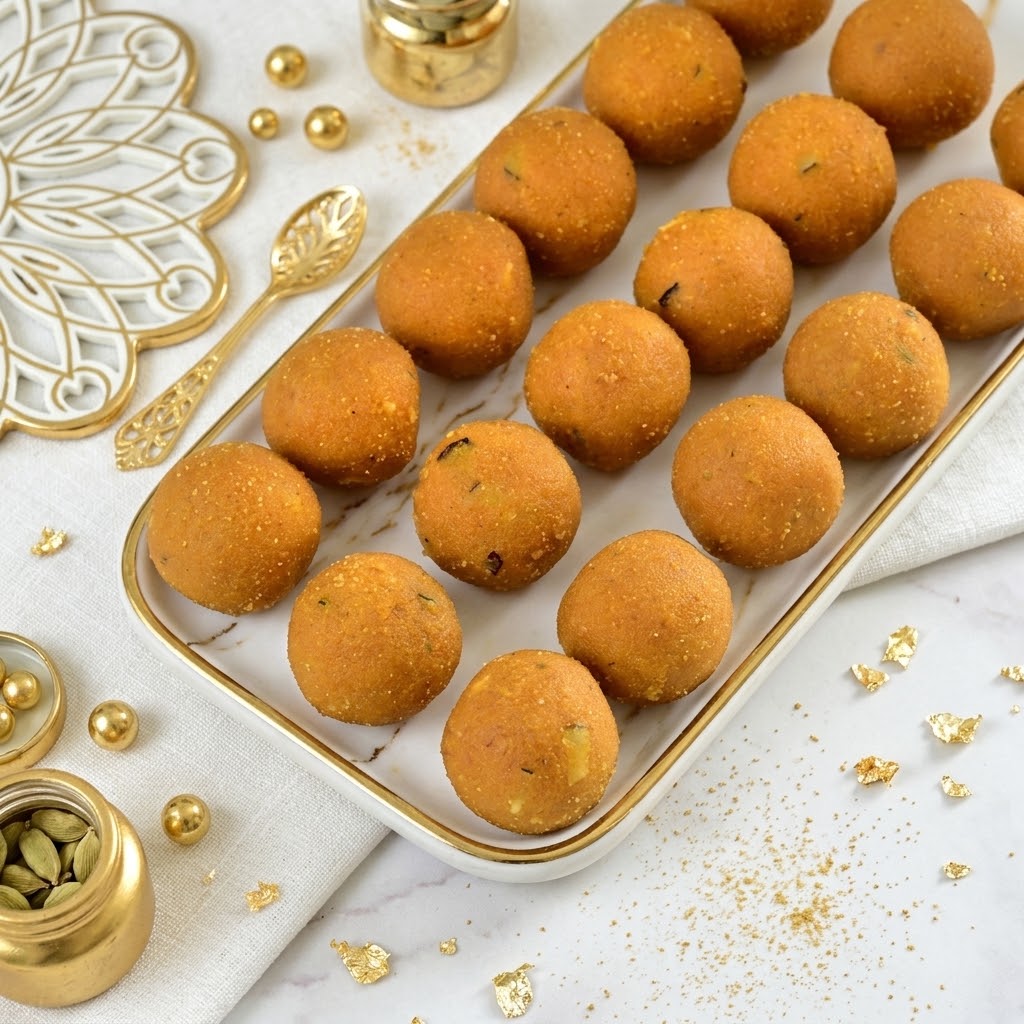 Set of 2 Modern Rakhi With Besan Laddu & Ferrero Rocher