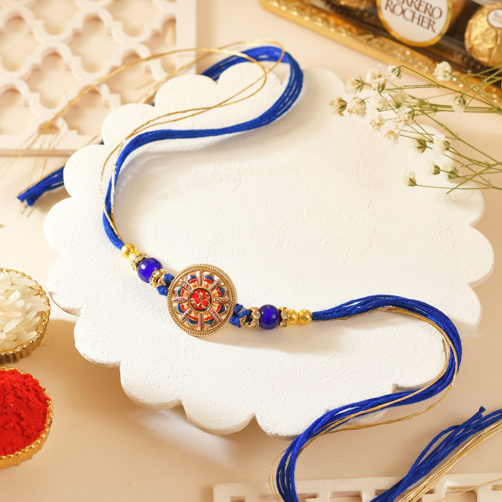 Edited rakhi gift arrangement