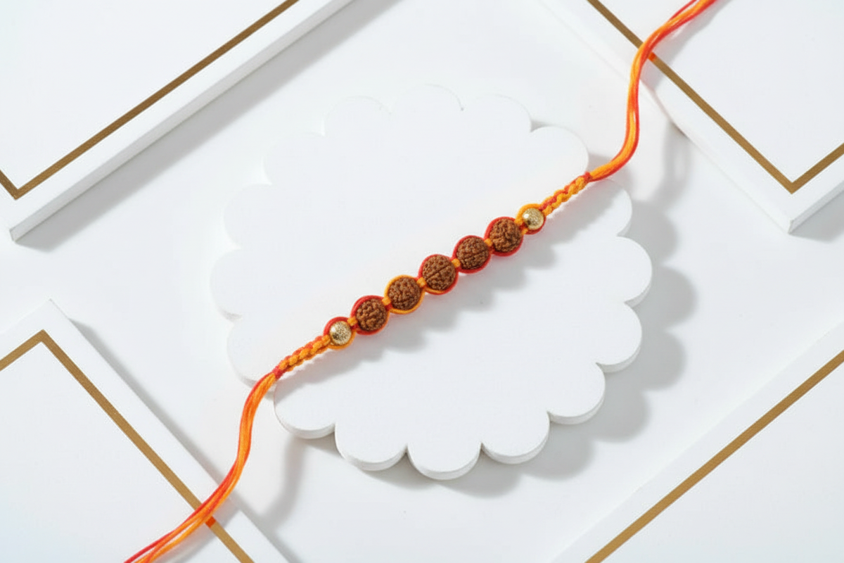Bright gold-and-white product photo 2