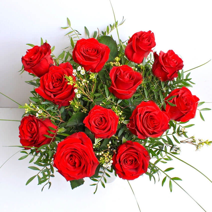 LUXURY 12 RED ROSES