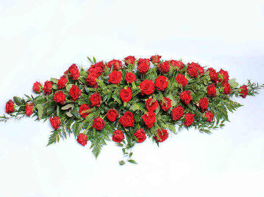 RED ROSE CASKET