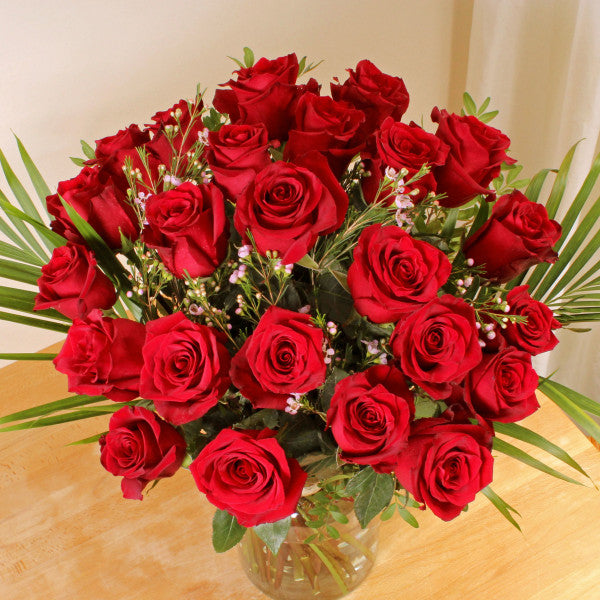 Luxury Two Dozen Red Roses